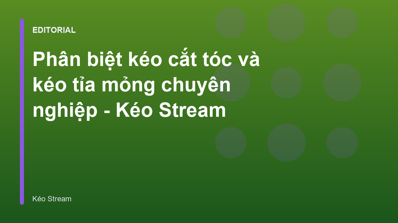 So sánh kéo cắt tóc và kéo tỉa mỏng